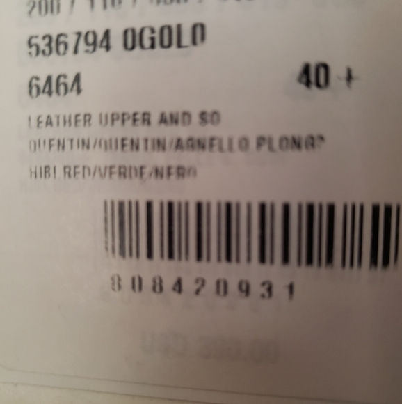 Gucci NY Yankees Black Leather Red/Green Web Slippers - Picture 7 of 9